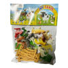 Imagen de Animales de granja de plástico, x12, mini, con accesorios, en bolsa