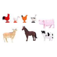 Imagen de Animales de granja de plástico, x8, en bolsa
