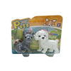Imagen de Animales de plástico, mascota x2 perros, en blister