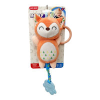 Imagen de Dormidera peluche zorro, con sonajero, en cartón