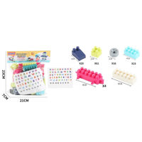 Imagen de Bloques de plástico, 120 piezas chicas, en bolsa