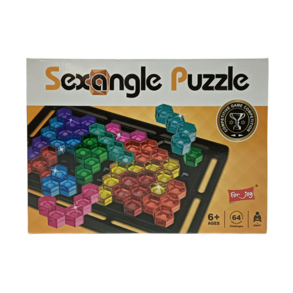 Imagen de Puzzle de plástico, encastre figuras 3D, en caja