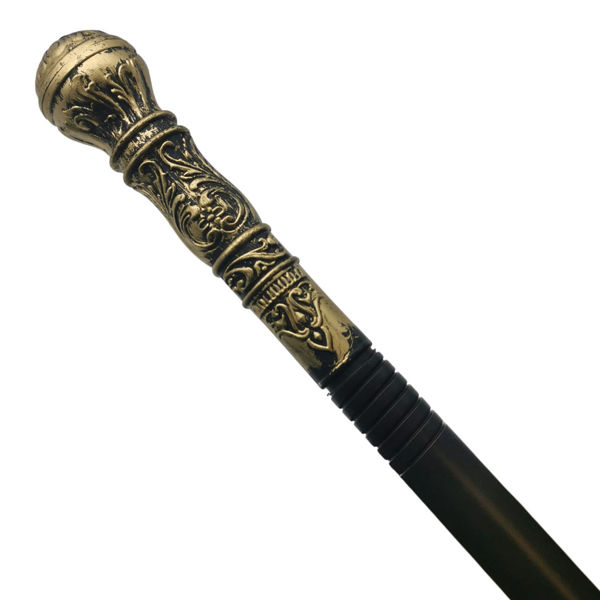 Imagen de Bastón báculo de plástico mango en tramos, en bolsa