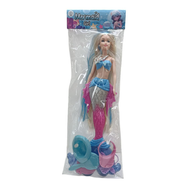 Imagen de Muñeca sirena, con accesorios, en blister, varios colores