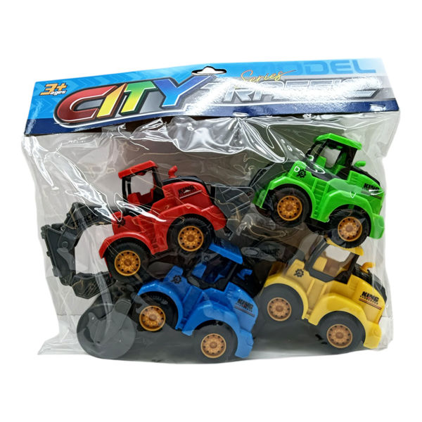 Imagen de Tractor a fricción, x4, diseños surtidos, en bolsa