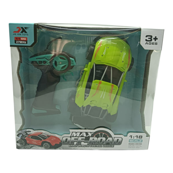 Imagen de Auto a control remoto, larga humo, 2AA en caja, varios colores