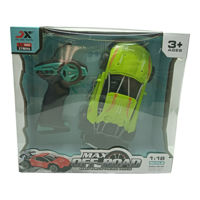 Imagen de Auto a control remoto, larga humo, 2AA en caja, varios colores