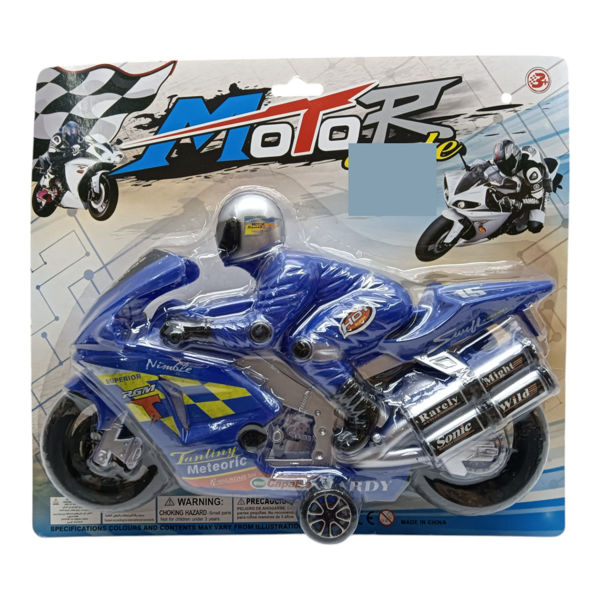 Imagen de Moto a fricción, en blister, varios colores