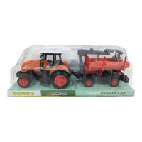 Imagen de Tractor a fricción, con zorra con troncos, en burbuja, varios colores