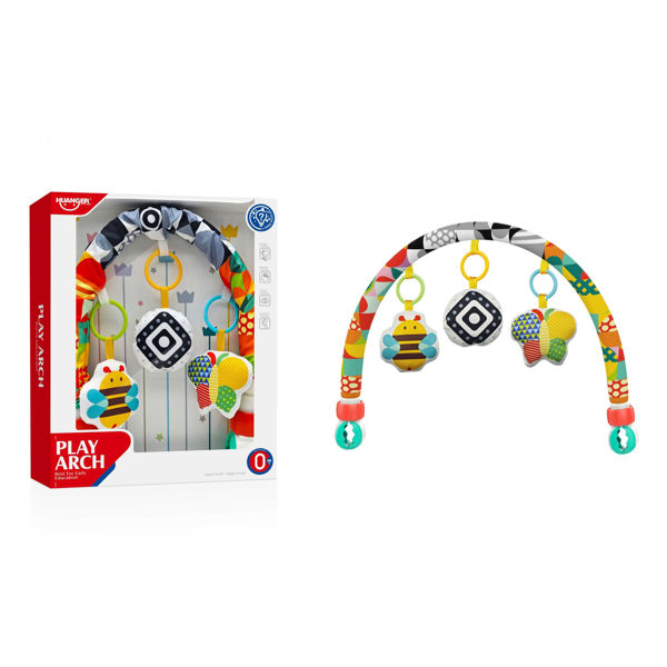 Imagen de Gimnasio arco para coche o cuna de bebé, con móviles de tela, HUANGER, en caja