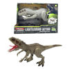 Imagen de Dinosaurio de plástico, con luz, sonido y movimiento, 2AAA, en caja