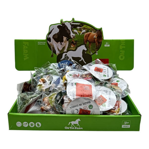 Imagen de Animales de granja, mini, CAJA x48, varios modelos
