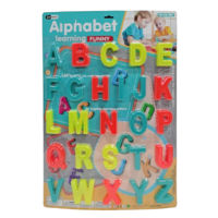 Imagen de Letras de plástico, gigantes, para arena o masa, 26 piezas, en blsiter