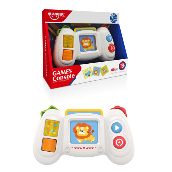 Imagen de Didáctico consola con luz y sonido, 3AAA, HUANGER, en caja