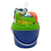 Imagen de Juego para playa, balde, cernidor y accesorios, en red