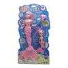 Imagen de Muñeca sirena, x2, con accesorios, en blister, varios colores