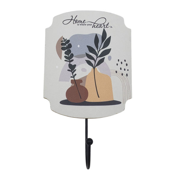 Imagen de Portallaves de madera con 1 gancho