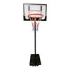 Imagen de Tablero de basket de pie, de acrílico, altura regulable, 108 a 210cm, aro metal 38cm, en caja