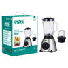 Imagen de Licuadora 1.5L, 5 velocidades con mini procesadora o molinillo de café y semillas, vaso de vidrio, 350W, en caja WINNING STAR