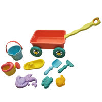 Imagen de Juego de playa, carro, 9 piezas, en red, 2 colores