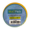 Imagen de Cinta adhesiva Matpack 20ys x12mm, para cintero, PACK x12 rollos