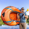 Imagen de Inflable bote con remos e inflador manual, Bestway, en caja