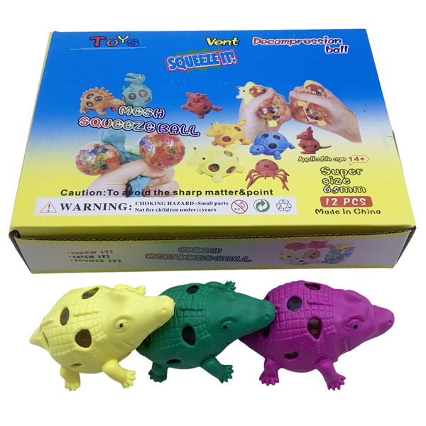 Imagen de Amansaloco con gel, cocodrilos, CAJAx12, varios colores