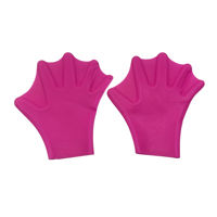 Imagen de Manoplas guante para natación, palmeado, de silicona, en bolsa, varios colores