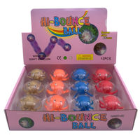 Imagen de Pelota maciza con luz, con pulpo CAJAx12