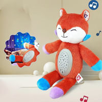 Imagen de Dormidera peluche zorro, con proyector de luz y música, 3AAA, en bolsa