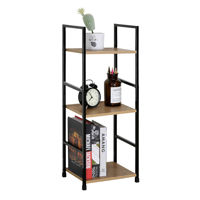 Imagen de Mueble estantería de hierro y MDF, 3 estantes, en caja, Berlina Home