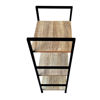 Imagen de Mueble estantería de hierro y MDF, 3 estantes, en caja, Berlina Home