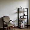 Imagen de Mueble estantería de hierro y MDF, 3 estantes, en caja, Berlina Home