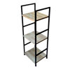 Imagen de Mueble estantería de hierro y MDF, 3 estantes, en caja, Berlina Home