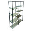Imagen de Mueble estantería de hierro y MDF, 8 estantes, en caja, Berlina Home