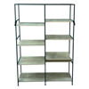 Imagen de Mueble estantería de hierro y MDF, 8 estantes, en caja, Berlina Home
