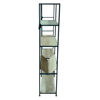 Imagen de Mueble estantería de hierro y MDF, 8 estantes, en caja, Berlina Home