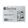 Imagen de Mueble estantería de hierro y MDF, 8 estantes, en caja, Berlina Home
