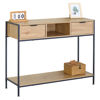 Imagen de Mueble organizador recibidor de hierro y MDF, con cajones, en caja Berlina Home