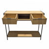 Imagen de Mueble organizador recibidor de hierro y MDF, con cajones, en caja Berlina Home