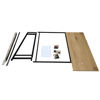 Imagen de Escritorio plegable de hierro y MDF, en caja Berlina Home