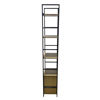 Imagen de Mueble estantería de hierro y MDF, 4 estantes, en caja, Berlina Home