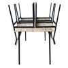 Imagen de Mesa con 4 sillas de hierro y madera, en caja Berlina Home