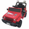 Imagen de Jeep a batería, con control remoto, con luz y sonido, 2 baterías de 6V c/u, en caja, varios colores