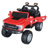 Imagen de Jeep a batería, con control remoto, luz y sonido, 2 baterías de 6V c/u, en caja, varios colores