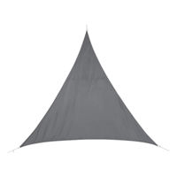 Imagen de Toldo vela de poliéster, recubierto de PU, UPF 50+, 3x3x3m en bolsa GRIS, Berlina Outdoor