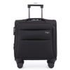 Imagen de Valija Berlina NEGRO, semi rígida, carry on, ruedas omnidireccionales 360, manija telescópica, tranca numérica, correa para ajustar ropa, bolsillo interior con cierre y 3 bolsillos exteriores