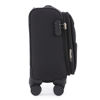 Imagen de Valija Berlina NEGRO, semi rígida, carry on, ruedas omnidireccionales 360, manija telescópica, tranca numérica, correa para ajustar ropa, bolsillo interior con cierre y 3 bolsillos exteriores