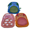 Imagen de Mochila infantil, con bolsillo frontal y 2 laterales, varios diseños