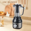 Imagen de Licuadora juguera 1.5L, 2 velocidades con mini procesadora o molinillo de café y semillas, vasos de plástico, 350W, en caja WINNING STAR